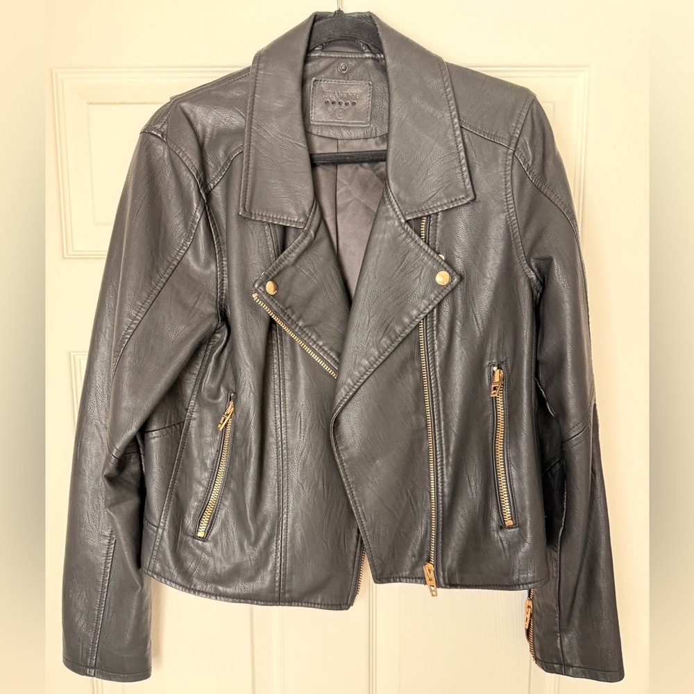 BlankNYC Vegan Leather Moto Jacket